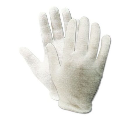 MAGID TouchMaster 661H Medium Weight Hemmed Lisle Gloves, 12PK 660H
